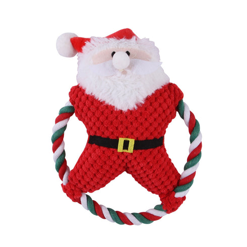 Christmas Cute Squeaky Dog Chew Toy for Puppy