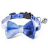 Tie Dye Print Cat Collar with Bell