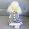 Dog Cute Plaid Floral Princess Dress
