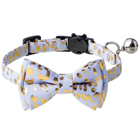 Cat Dot Collar Cute Bow Tie and Bell for Kitty