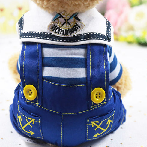 Puppy Cute British School Uniform Pet Costume