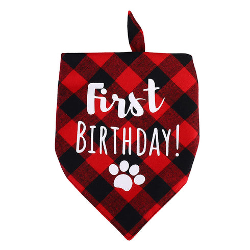 Triangle Scarf for Dog Puppy Birthday