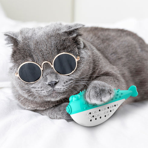 Cats Toys With Sound Pets Supplies Funny Kitten Toothbrush