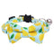 Kitty Summer Pineapple and Lemon Collar