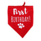 Dog First Birthday Bandana Triangle Bibs