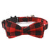 Classic Plaid Bowtie Cat Collars