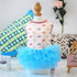 Dog Blue Dresses Party Birthday Pet Apparel