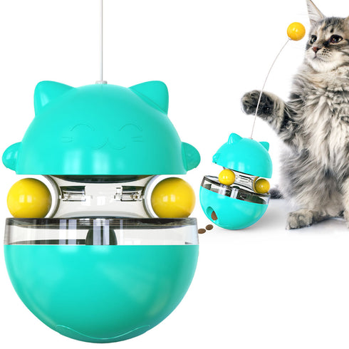 Snack Dispenser Tumbler Slow Feeder Toy for Cats