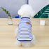 Colorful Dog Vest Dog Striped T-Shirt
