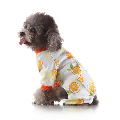 Puppy Clothes Soft Dog Pajamas Pet Jumpsuits