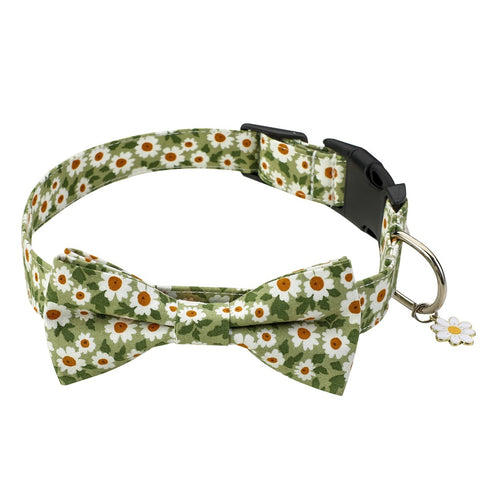 Spring Girl Boy Dog Flower Collar