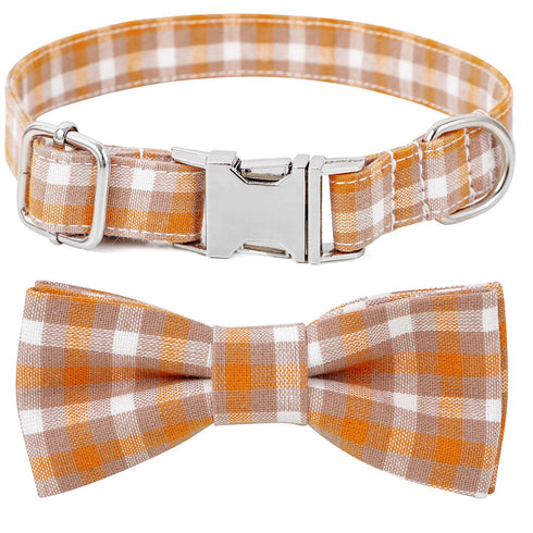 Cute Plaid Collar Pet Gift for Dogs