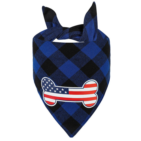 Independence Day American Flag Dog Bandana