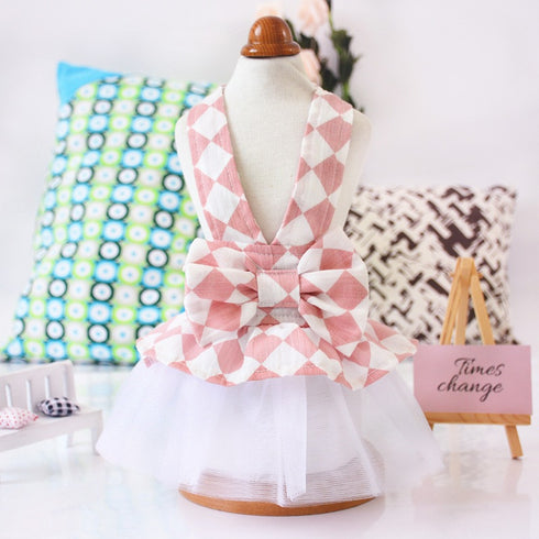 Bowknot Cute Sweet Dress for Small Dogs