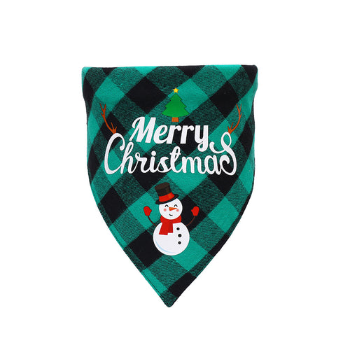 Dog Snowman Christmas Pets Scarf