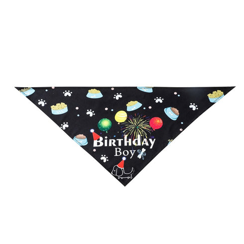 Dog Birthday Hat Cute Party Bandana Scarf