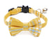 Cotton Cat Collar Plaid Bow Tie with Bell
