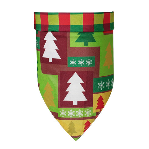 Christmas Tree Pet Scarf Soft Pets Bibs