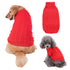 Pet Winter Clothes Classic Dog Blank Sweater