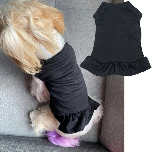 Sleeveless Dress Blank Dog Shirt Skirt for Sublimation