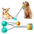 Double Suction Cup Dog Pet Tug Rope Toy
