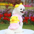 Dog Summer Duck Plaid Shirts Clothes with Hat