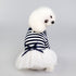 Puppy Clothes Lace Striped Dress