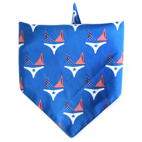American Flag Scarf Dog Bandana for Girl or Boy