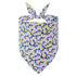 Summer Flowers Pattern Dog Bandana Scarf