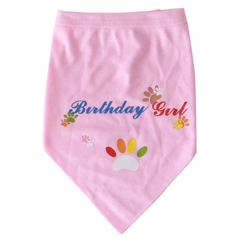 Party Supplies Dog Birthday Bandana Scarfs