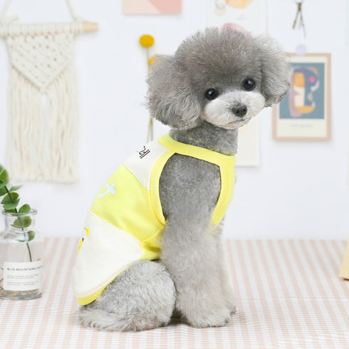 Summer T Shirt Dog Clothes Fruits Costume