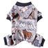 Pet Jumpsuit Clothes with Cute Pattern