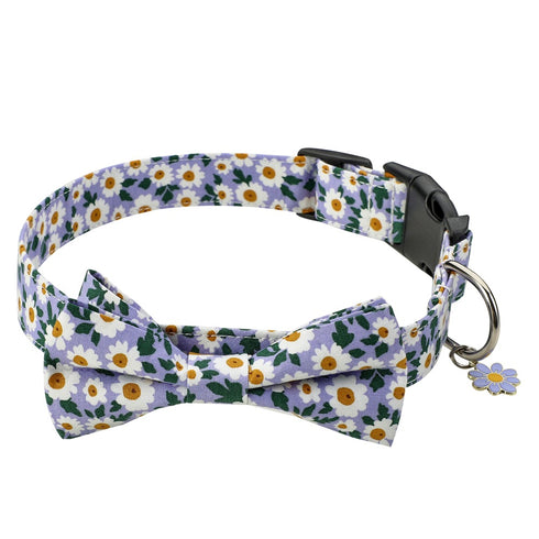 Spring Girl Boy Dog Flower Collar
