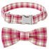 Cute Plaid Collar Pet Gift for Dogs