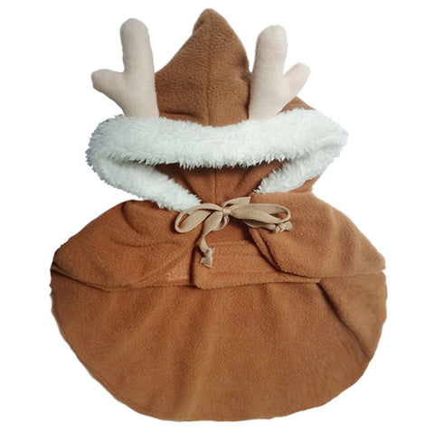 Pet Christmas Costume Cloak