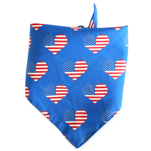 American Flag Scarf Dog Bandana for Girl or Boy
