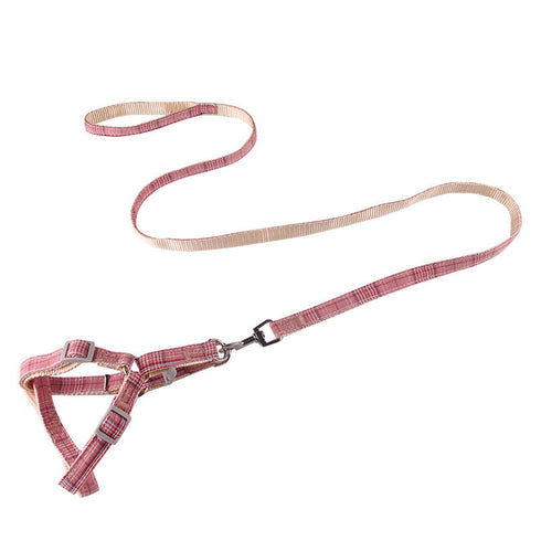 Cute Patterns Dog Leash Harness Set