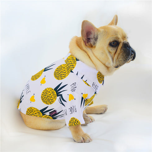 Cute Dog Hawaiian Summer Cool T-Shirt
