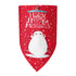 Snowflake Christmas Pet Triangle Scarf