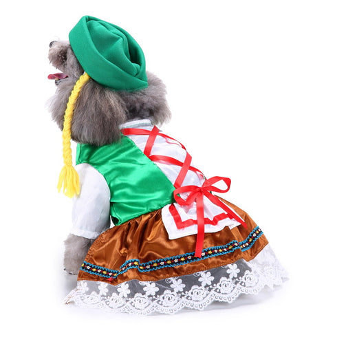Dog Halloween Costumes Cosplay Dress