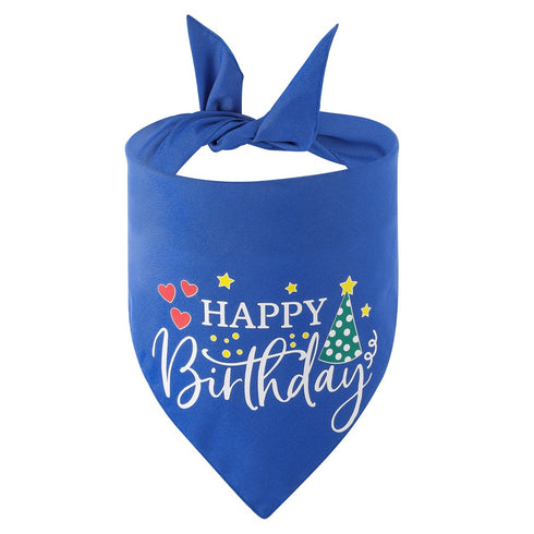 Dog Birthday Puppy Triangle Scarf
