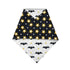Dog Bandana with Pumpkin Bat Ghost Pattern
