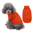 Pet Winter Clothes Classic Dog Blank Sweater