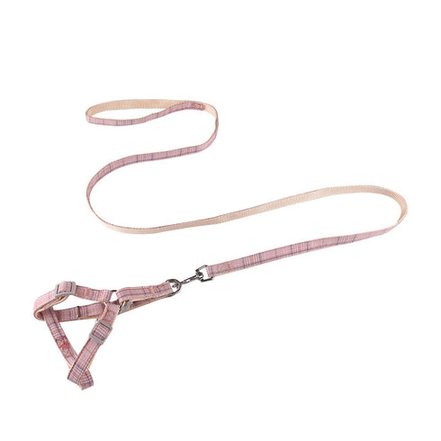 Cute Patterns Dog Leash Harness Set