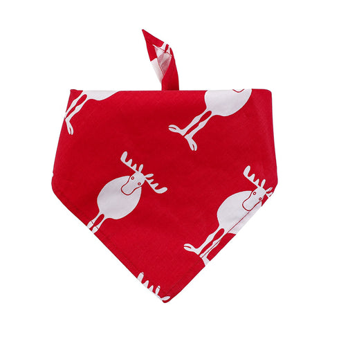 Dog Bandanas Christmas Triangle Bibs