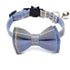 Cotton Cat Collar Plaid Bow Tie with Bell