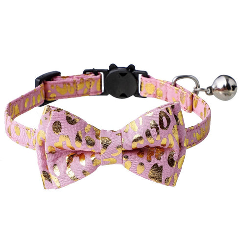 Cat Dot Collar Cute Bow Tie and Bell for Kitty