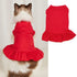 Sleeveless Dress Blank Dog Shirt Skirt for Sublimation