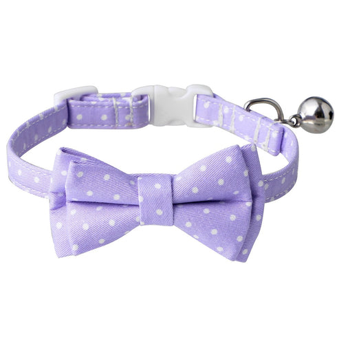 Soft &Comfy Bowtie Dot Cat Collar