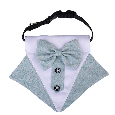 Adjustable Formal Collar Dog Wedding Bandana